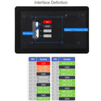WAVESHARE 5-Inch DSI Capacitive Touchscreen IPS Tempered Glass Panel, Standard, With Case