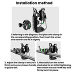 Adaptive Anti-Slip Water Bottle Holder For Motorcycles & Bicycles 360-Degree Rotating Anti-Theft Cup Holder, Kewig SHJ-6