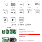 Waveshare 7inch Round HDMI Capacitive Touch Display, 1080x1080 LCD, 10-Point Multi-Touch  For Raspberry Pi Arduino DIY, 7inch 1080x1080 LCD