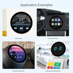 Waveshare 7inch Round HDMI Capacitive Touch Display, 1080x1080 LCD, 10-Point Multi-Touch  For Raspberry Pi Arduino DIY, 7inch 1080x1080 LCD
