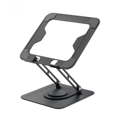 360 Degree Rotating Foldable Height Adjustable Ventilated Metal Computer Stand, NH-02Pro