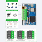 WAVESHARE ESP32-S3 4.3-Inch LCD Smart Voice Touchscreen Development Board, 4.3-Inch Without Case, 4.3-Inch With Case
