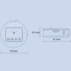 GT77 NFC Bluetooth Receiver & Transmitter With Ambient Light Car Audio Amplifier & Audio Converter, GT77