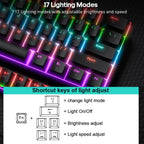 iMICE MK-X30 RGB Lighting Customizable 1.5m Wired Mechanical Gaming Keyboard Mouse Set