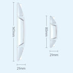SHUNWEI SD-2158 4pcs / set Universal Car Door Anti-Collision Sticker Door Edge Anti-Scratch & Anti-Bump Rubber Strip