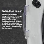 SHUNWEI SD-2158 4pcs / set Universal Car Door Anti-Collision Sticker Door Edge Anti-Scratch & Anti-Bump Rubber Strip