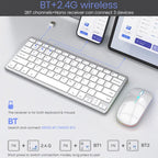 iMICE WK-102 Type-C Rechargeable Dual-Mode Wireless Keyboard and Mouse Set