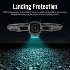 For DJI Neo 2 Drone RCSTQ Rechargeable Colorful Searchlight Raised Landing Skid, Searchlight