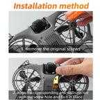 For DJI Neo 2 RCSTQ Carbon Fiber Bumper Guard Anti-Collision Gimbal & Lens Protector, Carbon Fiber Bumper