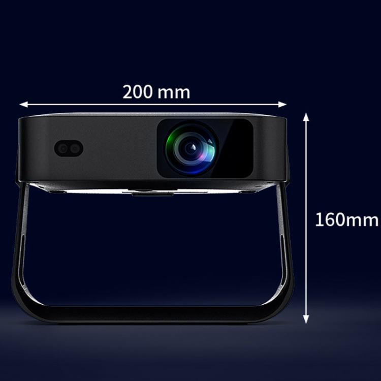 R6 Portable Ultra-Thin Projector HD 1080P Auto-Focus Mini Home Projector, US Plug, EU Plug, UK Plug, AU Plug