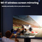 R6 Portable Ultra-Thin Projector HD 1080P Auto-Focus Mini Home Projector, US Plug, EU Plug, UK Plug, AU Plug