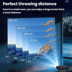 R6 Portable Ultra-Thin Projector HD 1080P Auto-Focus Mini Home Projector, US Plug, EU Plug, UK Plug, AU Plug