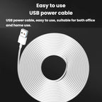 Rundong R-8037 USB Portable High Wind Car Dual-Head Fan Quiet Desk Fan For Office & Desktop