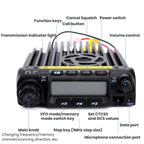 TYT TH-9000D 1-50km High Power Wireless Outdoor Vehicle Two-Way Radio