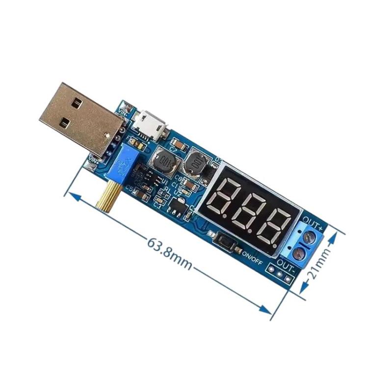 DC-DC USB Step-Up Power Supply Voltage Regulator Module, Micro, Type-C