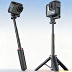 XILETU XS-22 Automatic Pop-Up Mini Tripod Selfie Stick 13-30cm Adjustable Extendable Monopod for Action Camera