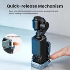 For DJI Osmo Pocket 3 COBONE Magnetic Extension Mount Quick-Release Adapter With 1/4-Inch Screw Hole & Cold Shoe, CPK-2