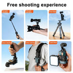 For DJI Osmo Pocket 3 COBONE Magnetic Extension Mount Quick-Release Adapter With 1/4-Inch Screw Hole & Cold Shoe, CPK-2