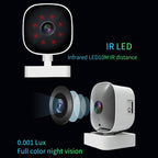 K7 HD Night Vision Smartphone Remote Wireless WiFi Surveillance Camera, Standard 3MP Without Memory, Standard 3MP With 16G Memory, Standard 3MP With 32G Memory, Standard 3MP With 64G Memory, Standard 3MP With 128G Memory