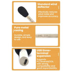 SMART SENSOR 26-126dBA USB Connected High-precision Measuring Microphone