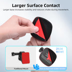 For DJI Osmo Pocekt 3 / Action 6 / GoPro Flymile Helmet Mount, Square, Floral