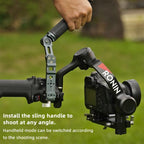 XILETU Adjustable Angle Handle Grip For DJI RS 4 Mini/RS 4 Pro/RS 4/RS 3 Mini/RS 3 Pro/RS 2 Stabilizers
