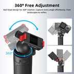 For DJI Flymile Rotary Quick-Release Tripod Extension Selfie Stick, For Action 6 / Nano, For Action 3 / 4 / 5Pro / Osmo 360
