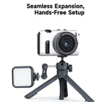XILETU XS-21 Touch Ground Auto-Open Tripod Selfie Stick Extendable Pole With Universal Metal Ball Head 200-402mm