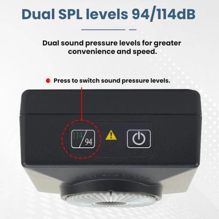 SMART SENSOR Class 1 Sound Source Tester For Sound Level And Noise Level, ST04A