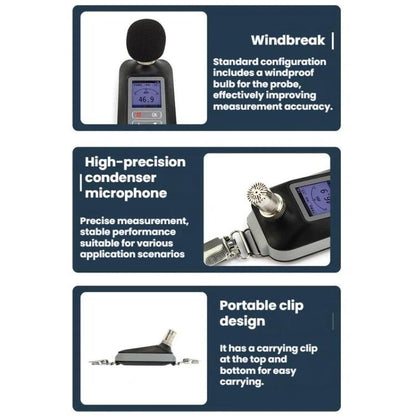 SMART SENSOR Level 2 Precision Integral Statistical Noise Tester, ST864