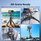 BRDRC For DJI Magnetic Quick-Release Base Two-Claw Stand Extension Accessory, For Osmo Action 6 / Nano, For Osmo Action 3 / 4 / 5 Pro / Osmo 360