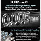 H60 Pro Bluetooth Wireless Triple-Mode Gaming Keycap Cutout Magnetic Axis Keyboard