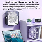 F2 Desktop Quiet Fan With 100-Speed Stepless Speed Control Smart Digital Display Fan With Light