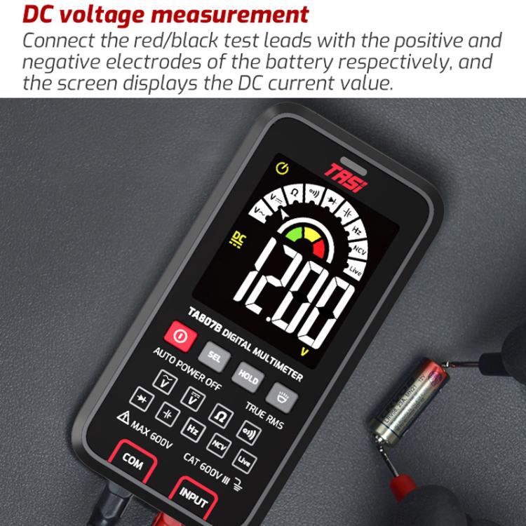 Digital Fully Automatic Smart Burn-Proof Multifunction Large-Screen Multimeter Voltage Resistance Frequency Tester, TASI TA807A, TASI TA807B With Capacitance Test
