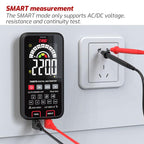 Digital Fully Automatic Smart Burn-Proof Multifunction Large-Screen Multimeter Voltage Resistance Frequency Tester, TASI TA807A, TASI TA807B With Capacitance Test