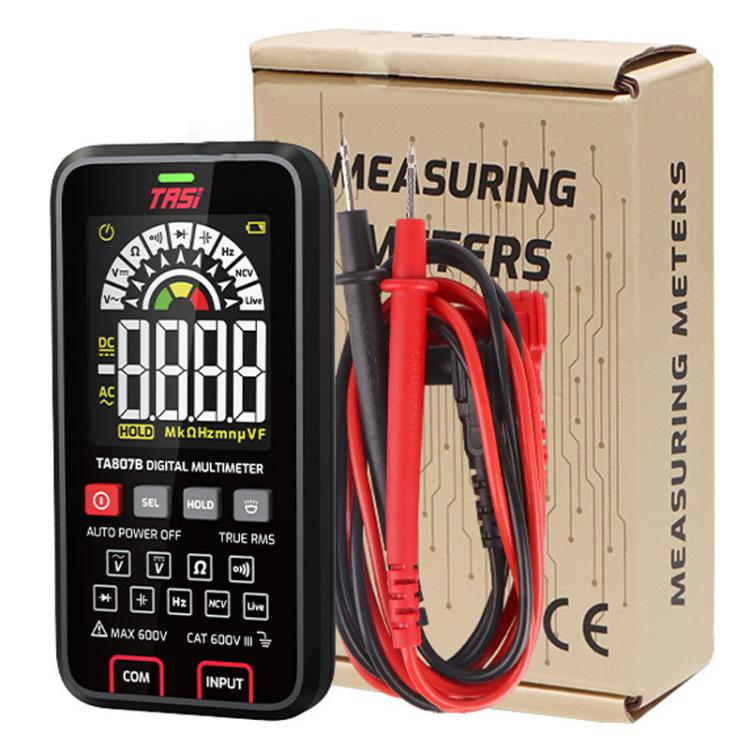 Digital Fully Automatic Smart Burn-Proof Multifunction Large-Screen Multimeter Voltage Resistance Frequency Tester, TASI TA807A, TASI TA807B With Capacitance Test