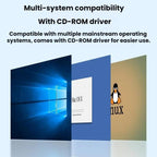VegGieg 2 In 1 Desktop Gigabit PCIe Wireless Network Adapter, AC1200 PCI-E to WIFI 5 + Bluetooth 4.2/5dB