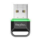 VegGieg Bluetooth 5.3 USB Adapter for Computer Headphones & Speakers - Wireless Transmitter/Receiver