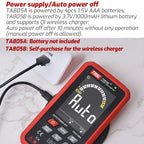 Large Screen Digital Fully Automatic Smart Multimeter, TASI TA805A Battery-powered, TASI TA805B Rechargeable