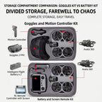 Carrying Case Protective Storage Bag Travel Shoulder Bag, For DJI Avata 360 Motion Combo Gray, For DJI Avata 360 Fly More Combo Gray, For DJI Avata 360 Motion Combo Black, For DJI Avata 360 Fly More Combo Balck