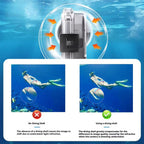 For Insta360 X5 Invisible Dive Case 45M/147ft Waterproof Underwater Housing Shell With Seamless 360 Degree Stitching, PC Lens