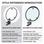 POV Neck Mount For Cell Phone & Action Camera Quick-Release Neck Holder With Extension Rod, Standard, Standard With Fixed Strap, Extra Large, Extra Large With Strap