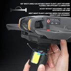 For DJI Avata 2 Night Flight Light Rechargeable LED Fill Light with 3 Light Modes, 180-degree Adjustable Angle Searchlight