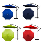 Universal Patio Umbrella Replacement Canopy UV30+ Protective Waterproof Polyester Fabric, 2m 8 Ribs, 2.5m 8 Ribs, 3.5m 8 Ribs, 4m 8 Ribs