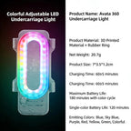 For DJI Avata 360 RCSTQ RGB LED Bottom Light 38 Lighting Modes Rechargeable Night Flight Signal Lamp