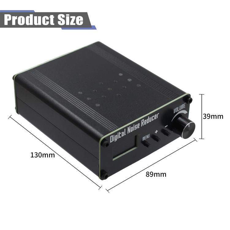 Digital Noise Suppressor (NR) With DSP Shortwave + Speaker, 88x38x100mm