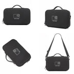For DJI Osmo Action 6 Adventure Combo Carrying Case Portable Shoulder Bag Battery Handle & 1.5m Extension Rod, Cage Compatible