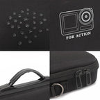 For DJI Osmo Action 6 Adventure Combo Carrying Case Portable Shoulder Bag Battery Handle & 1.5m Extension Rod, Cage Compatible