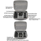 For DJI Osmo Action 6 BKANO Carrying Case Portable Shoulder Bag for Extension Rod, Battery Case, Cage and Accessories