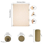 Portable Outdoor Camping Thermal Blanket Waterproof Camping Mat, Black 1-1, Grey 1-2, Green 1-3, Blue 1-4, Beige 1-5, Black 2-1, Grey 2-2, Green 2-3, Blue 2-4, Beige 2-5, Black 3-1, Grey 3-2, Green 3-3, Blue 3-4, Beige 3-5, Black 4-1, Grey 4-2, Green 4...